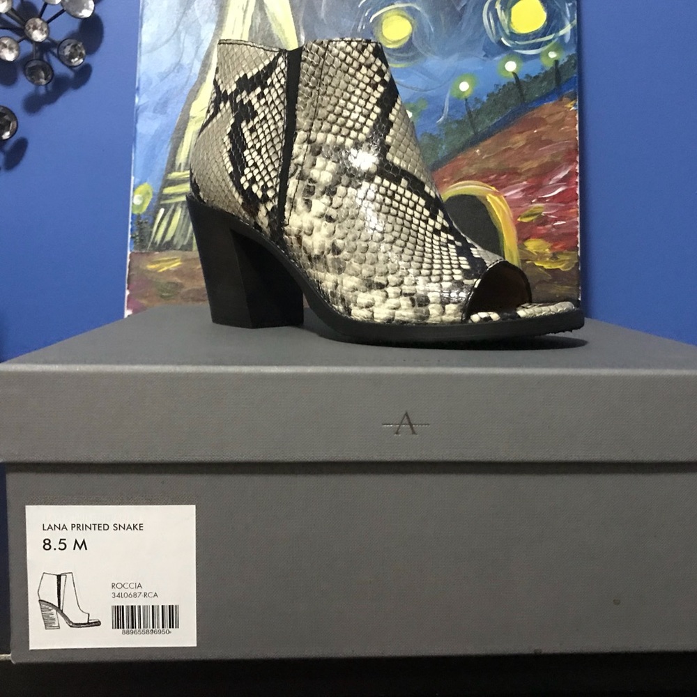 Aquatalia Lana printed snake